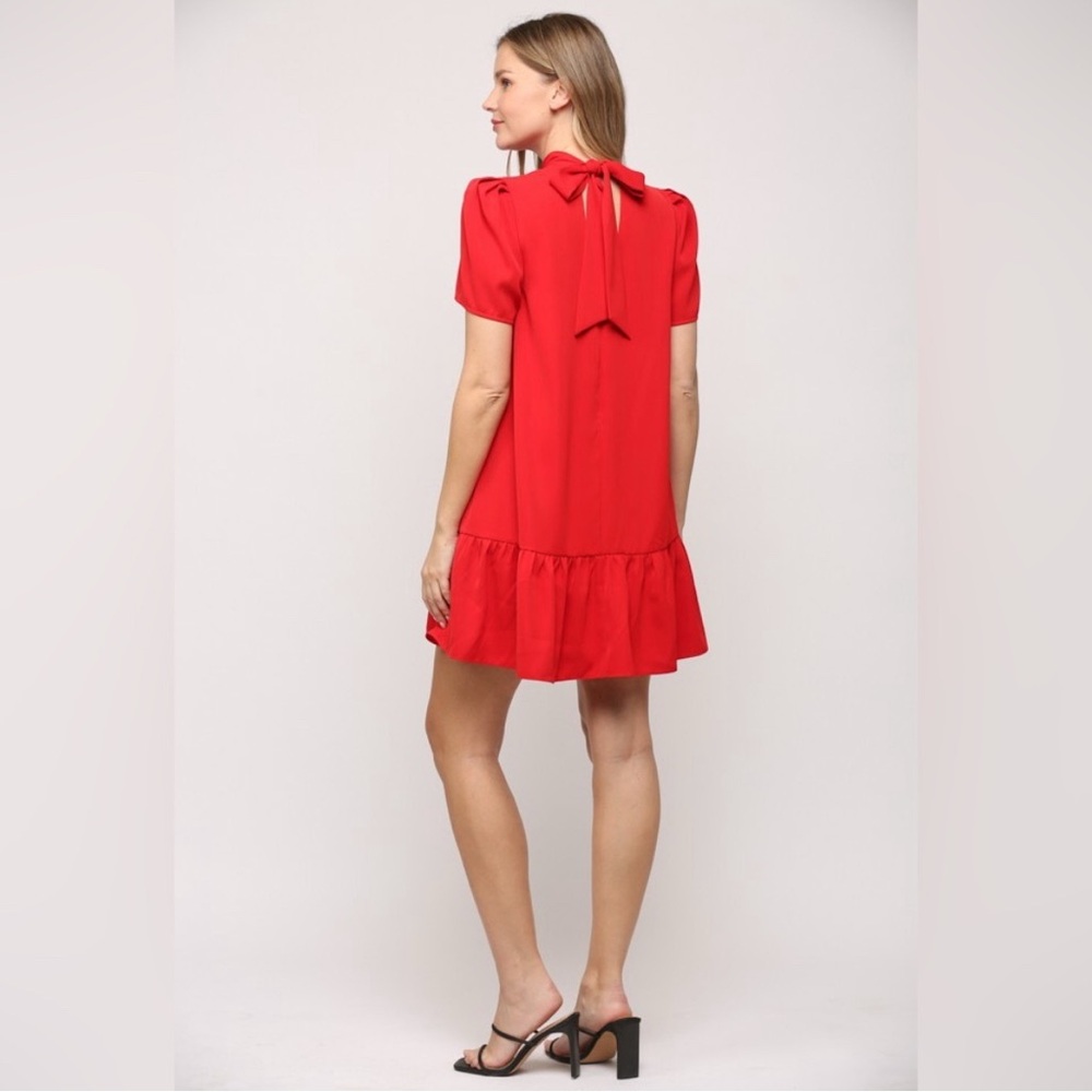 NWT red mini dress